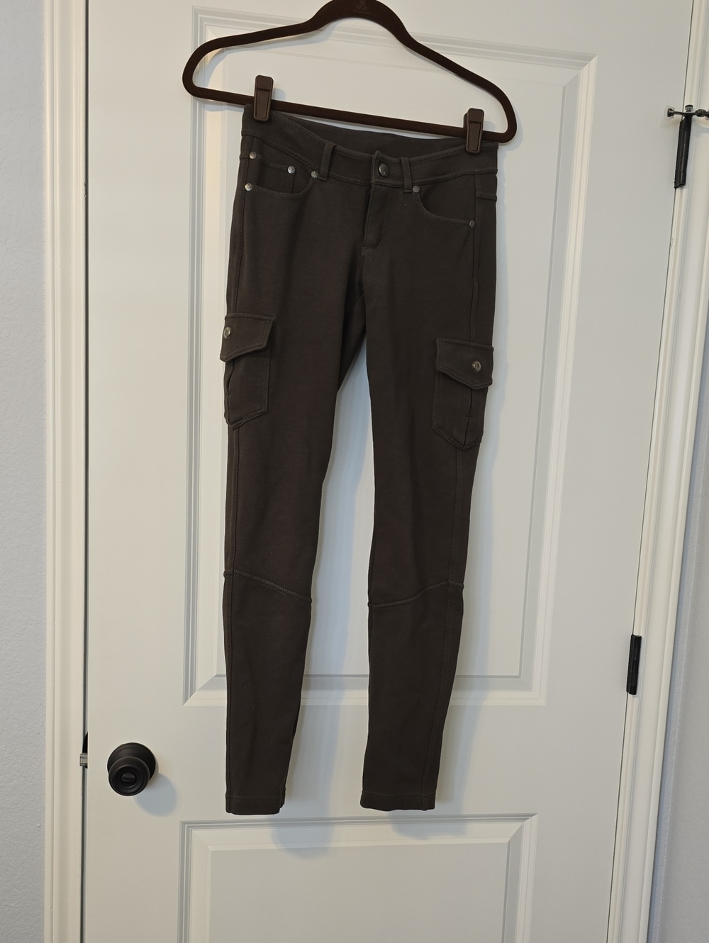 Athleta Olive Green Cargo Ponte Leggings Size XS